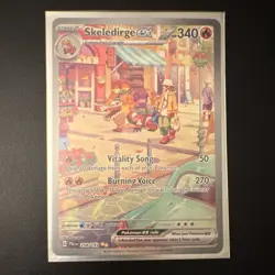 Pokemon Skeledirge ex 258/193 Sv02 Paldea Evolved Special Illustration Rare Holo - Image 1