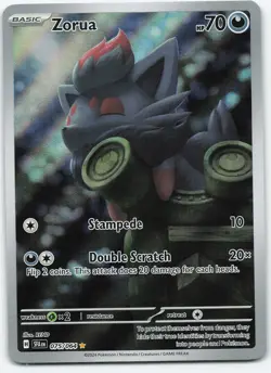 Zorua 075/064 Illustration Rare Holo SV: Shrouded Fable NM Pokemon - Image 1