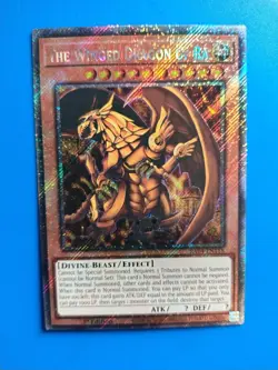 Near Mint Yugioh The Winged Dragon Of Ra - RA04-EN118 - Platinum Secret Rare - Image 1