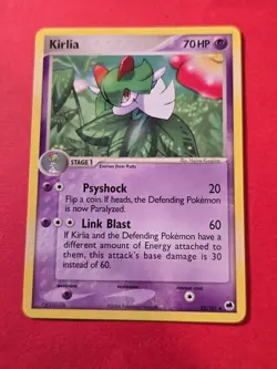 2006 Pokemon EX Dragon Frontiers #32 Kirlia, UC, NF/H, cd5 - Image 1