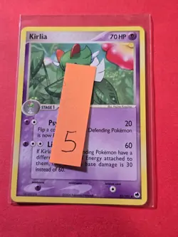 2006 Pokemon EX Dragon Frontiers #32 Kirlia, UC, NF/H, cd5 - Image 3