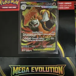 Mega Camerupt ex 156/132 Mega Evolution Full Art Pokemon TCG NM - Image 1