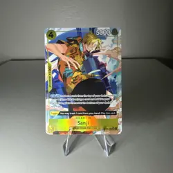 Sanji ST29-004 Egghead Alt Art AA English One Piece TCG Near Mint Single! - Image 1