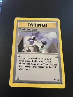 Trash Exchange 126/132 Gym Heroes Unlimited 2000 Pokemon Card Common LP - Image 1