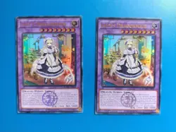 x2 LP Yugioh Lady's Dragonmaid BLMM-EN049 Ultra Rare 1st Edition - Image 1