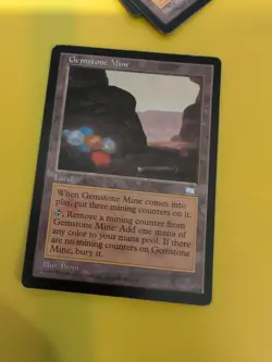 Gemstone Mine. Rare Land Old Vintage. Weatherlight Magic the Gathering Card. - Image 5