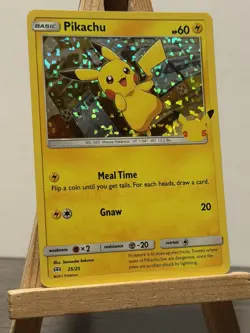Pokemon card - Pikachu 25/25 Holo - McDonald’s 25th Anniversary- NM - Image 1