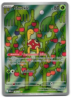 Shuckle 136/132 - Mega Evolution Illustration Rare Pokemon TCG - NM Card - Image 1
