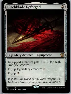 Blackblade Reforged R Commander: Zendikar Rising 107 NM Normal - Image 1