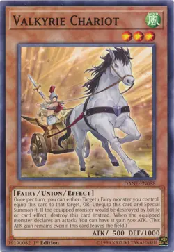Valkyrie Chariot - DANE-EN088 - Common - 1st Edition - Lightly Played - Dark Neo - Image 1