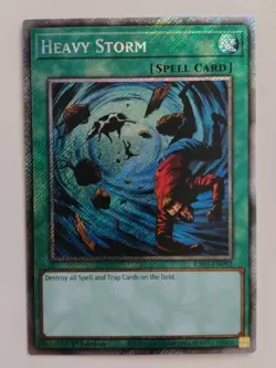 Near Mint Yugioh Heavy Storm Platinum Secret Rare RA03-EN092 - Image 1