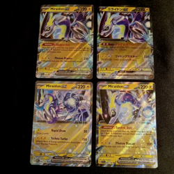 Miraidon ex 4 Card Lot Holo Pokemon TCG Obsidian Flames Scarlet Violet Promo USA - Image 2