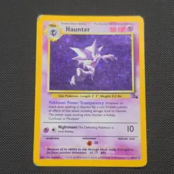 Pokemon Haunter Holo Rare Card 6/62 Fossil Set 1999 Holo 50 HP - Image 1