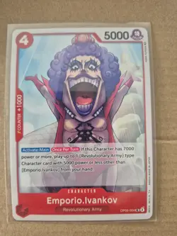 Emporio.Ivankov Revolutionary Army One Piece Game Card #OP05-004 / UC Bandai NM - Image 1