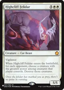 Highcliff Felidar [LIST - 001/064] - NM [Normal] TCG MTG - Image 1