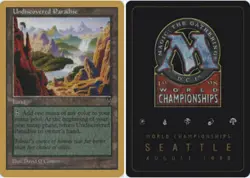 Undiscovered Paradise - Brian Selden - 1998 ~ Near Mint World Championship G MTG - Image 1
