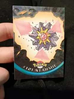 Carta Pokemon Topps Starmie #121 Rainbow Holo Foil Ita NM - Image 1