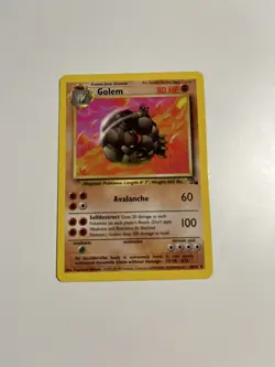 Golem 36/62 | Pokemon TCG | Fossil Unlimited | LP - Image 1
