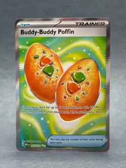 Pokemon - 167/132 Buddy-Buddy Poffin Trainer ME01 Mega Evolution Ultra Rare Holo - Image 1