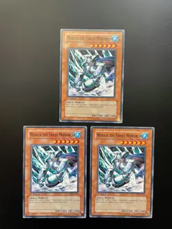 Yugioh Mobius The Frost Monarch SD4-EN012 1st Edition Common Damaged X3 - Image 1