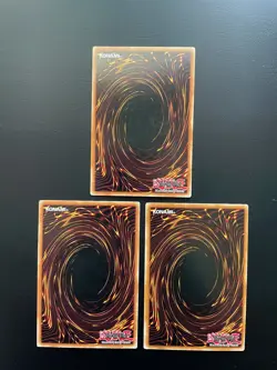 Yugioh Mobius The Frost Monarch SD4-EN012 1st Edition Common Damaged X3 - Image 2