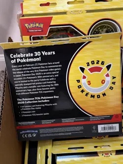 (X20) SEALED Pokemon TCG: Pokemon Day 2026 Collection box 30th anniversary - Image 2