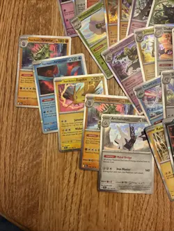 Pokemon Lot Of 30 Rares From Scarlet And Violet To mega Cosmos Holo EX - Image 2