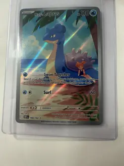 Pokemon Misty's Lapras 194/182 SV10 Destined Rivals Illustration Rare Holo - Image 3