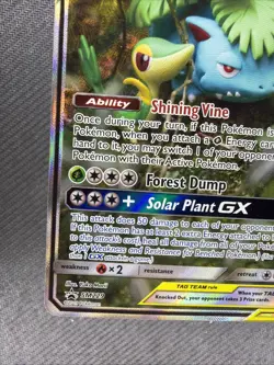 Pokemon Venusaur & Snivy GX SM229 Sun & Moon Promo TAG TEAM Holo NM - Image 5