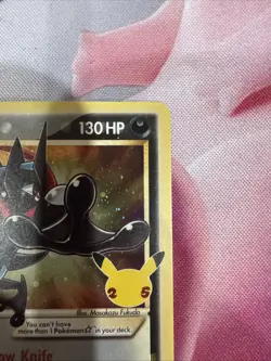 Pokemon TCG Greninja Gold Star SWSH144 - Celebrations Black Star Promo - Image 3