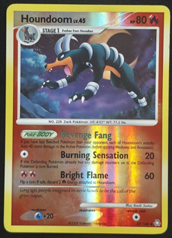 Houndoom 57/146 Reverse Holo Pokemon Legends Awakened MP - Image 1