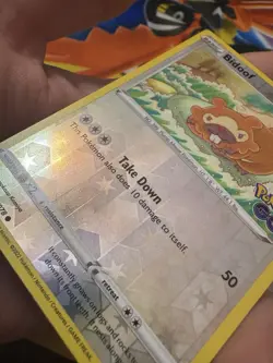 Bidoof (Peelable Ditto) 059/078 Pokemon GO Reverse Holo Rare - Image 3