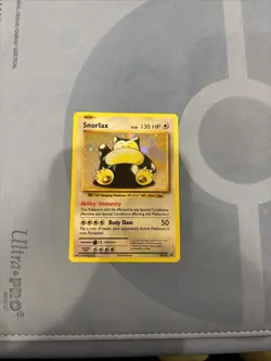 Pokemon Snorlax XY179 Evolutions Blackstar Promo Holo Card LP Condition - Image 1