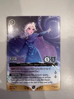 (Can’t Ship USA) Disney Lorcana Challenge Elsa DLC NON FOIL Promo - Image 1