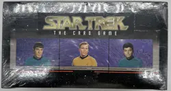 Star Trek the Card game 12 starter deck box New sealed 1996 fleer skybox - Image 1