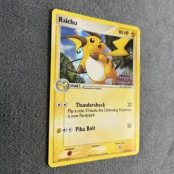 Pokemon TCG Raichu Holon Phantoms Card 51/110 Reverse Holo Stamped NM - Image 3