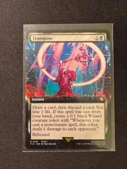 TRANSPOSE (EXTENDED ART) - Magic: The Gathering - NM/M - Image 1