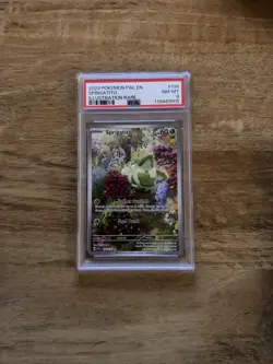 Pokemon Sprigatito 196/193 IR Paldea Evolved PSA 8 - Image 1