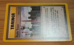 Radio Tower # 95/105 (Radio Turm) Rare Neo Destiny 2001 Pokemon EN Mint Vintage - Image 2