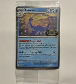 Pokemon Aurorus Cosmos Holo Stamped Promo 024/088 2026 Perfect Order NM SEALED - Image 1
