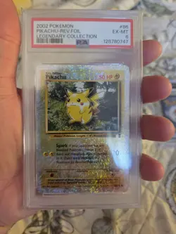 Pokemon Legendary Collection Reverse Holo Pikachu #86/110 PSA 6 EX-MT - Image 2