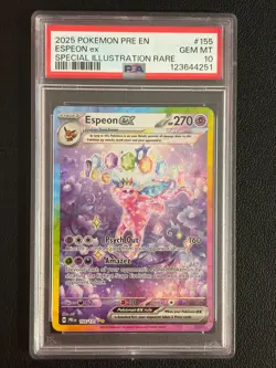 Pokemon Espeon 155/131 PSA 10 Prismatic Evolutions - Image 1