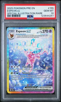 Pokemon Espeon 155/131 PSA 10 Prismatic Evolutions - Image 4