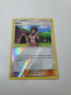 Pokemon TCG Olivia Burning Shadows 119/147 Reverse Holo Uncommon Trainer Card NM - Image 1