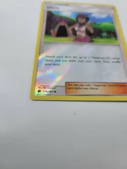 Pokemon TCG Olivia Burning Shadows 119/147 Reverse Holo Uncommon Trainer Card NM - Image 2