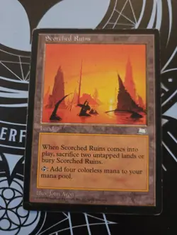 Scorched Ruins Weatherlight X2 Heavily Played English And Japanese - Image 4