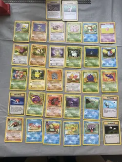 Pokemon Jungle & Fossil complete common set of both Vintage 1999 Mint - Image 1