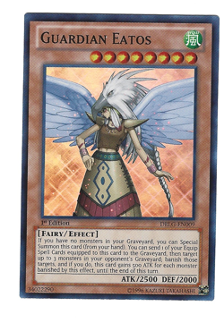 2014 Yu-Gi-Oh! - Dragons of Legend 1st Edition Guardian Eatos #DRLG-EN009 - Image 1