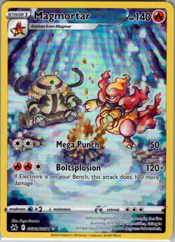 Magmortar GG03/GG70 Crown Zenith: Galarian Gallery - Pokemon Card - NM - Image 1
