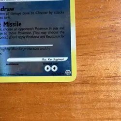 Pokemon Cloyster Secret Wonders Reverse Holo Card 47/132 LP Condition - Image 5